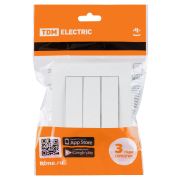 Выключатель 3-х кл. 10А белый «Сенеж» TDM