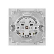 Розетка 2П+З 16А 250В IP44 с крышкой белая «Сенеж» TDM