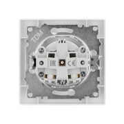 Розетка 2П+З 16А 250В белая «Сенеж» TDM