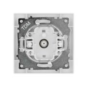 Розетка SAT (F-разъем) 0-2400МГц белая «Сенеж» TDM