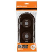 Рамка 2-х постовая коричневая «Виви» TDM