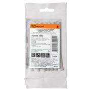 Набор трубок термоусаживаемых, не поддерживающих горение, клеевых, длиной 10 см ТТкНГ(3:1) «Моноцвет, белый 4,8/1,5 TDM»