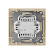 Выключатель перекрестный 1 кл. 10А сл. кость «Сенеж» TDM