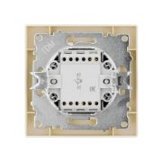 Кнопка звонка с подсветкой 6А сл. кость «Сенеж» TDM