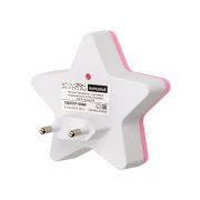 Ночник «Звездочка» с датчиком освещенности, 0,5 Вт, розовый,220 В Народный