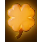 Ночник «Клевер» с датчиком освещенности, 0,5 Вт, желтый, 220 В Народный