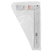 Угольник столярный 300 мм алюминиевый, усиленный, облегченная рукоятка, «Рубин» TDM