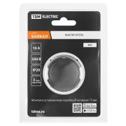 Выключатель 1-кл. 16А 250В кнопочный механизм агат, «Байкал» TDM