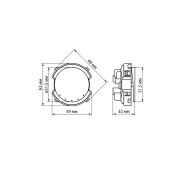 Выключатель 1-кл. 16А 250В перекрестный фисташковый, «Байкал» TDM