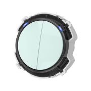 Выключатель 2-кл. 16А 250В кнопочный механизм фисташковый, «Байкал» TDM