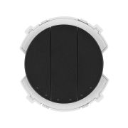 Выключатель 3-кл. 16А 250В проходной агат, «Байкал» TDM