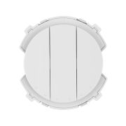 Выключатель 3-кл. 16А 250В проходной белый, «Байкал» TDM