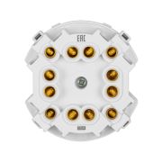 Выключатель 4-кл. 16А 250В проходной кнопочный механизм белый, «Байкал» TDM