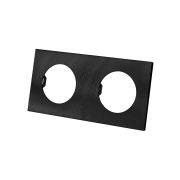 Рамка двойная агат, алюминий, текстурированный, «Байкал» TDM