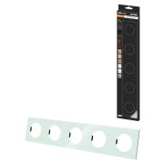 Рамка пятирная фисташковая, стекло, «Байкал» TDM