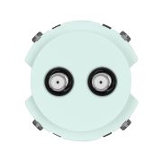 Розетка TV/SAT проходная фисташковая, «Байкал» TDM