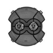 Розетка двойная TV проходная фисташковая, «Байкал» TDM