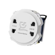 Розетка для бритвы белая, «Байкал» TDM