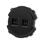 Розетка компьютерная двойная RJ45 агат, «Байкал» TDM