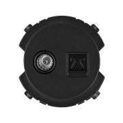 Розетка телефонная RJ11 + TV розетка оконечная агат, «Байкал» TDM