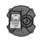 Розетка телефонная RJ11 + TV розетка оконечная фисташковая, «Байкал» TDM