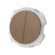 Выключатель 2-кл. 16А 250В бронза, «Байкал» TDM