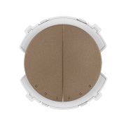 Выключатель 2-кл. 16А 250В проходной бронза, «Байкал» TDM