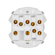 Выключатель 3-кл. 16А 250В проходной шампань, «Байкал» TDM