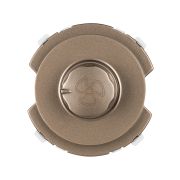 Диммер для вентилятора (RL, 500Вт) поворотный бронза, «Байкал» TDM