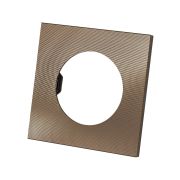 Рамка одиночная бронза, алюминий, текстурированный, «Байкал» TDM