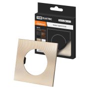 Рамка одиночная шампань, алюминий, текстурированный, «Байкал» TDM