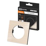 Рамка одиночная шампань, алюминий, шлифованный, «Байкал» TDM