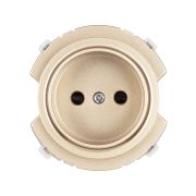 Розетка 2П 16А 250В с защ. шт. шампань, «Байкал» TDM