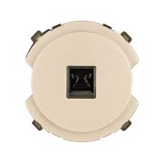 Розетка телефонная RJ11  шампань, «Байкал» TDM