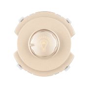 Светорегулятор (RL, 500Вт) поворотный шампань, «Байкал» TDM