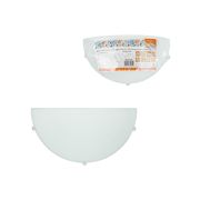 Светильник декоративный СД 1*60 Вт, E27, 250 x125 мм, полукруг, белый, Народный