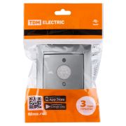 Выключатель с датчиком движения 1А серебр.металлик «Лама» TDM