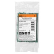 Набор трубок термоусаживаемых, не поддерживающих горение, клеевых, длиной 10 см ТТкНГ(3:1) «Моноцвет, зеленый 3,2/1,0 TDM»