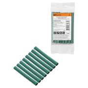 Набор трубок термоусаживаемых, не поддерживающих горение, клеевых, длиной 10 см ТТкНГ(3:1) «Моноцвет, зеленый 7,9/2,65 TDM»