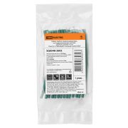 Набор трубок термоусаживаемых, не поддерживающих горение, клеевых, длиной 10 см ТТкНГ(3:1) «Моноцвет, зеленый 2,4/0,8 TDM»