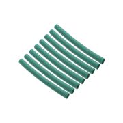 Набор трубок термоусаживаемых, не поддерживающих горение, клеевых, длиной 10 см ТТкНГ(3:1) «Моноцвет, зеленый 6,4/2,0 TDM»