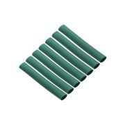 Набор трубок термоусаживаемых, не поддерживающих горение, клеевых, длиной 10 см ТТкНГ(3:1) «Моноцвет, зеленый 9,5/3,0 TDM»