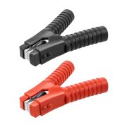 Зажим «крокодил» для пусковых проводов 500 А в изоляции (1 красный + 1 черный) TDM