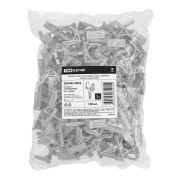 Крепеж-клипса для трубы 25 мм с дюбелем (100 шт.) серая TDM