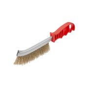 Набор щеток латунированных, 3 предмета: «ручная» 250 мм, «плоская» 75 мм, «чашка» 50 мм, «Рубин», TDM