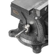 Тиски слесарные, поворотные, c наковальней, 100 мм, «Рубин», TDM