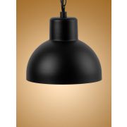 Светильник садово-парковый «Бостон-1» 60 Вт, D200 мм, подвес, металл, черный, Е27, TDM