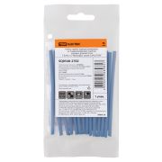 Набор трубок термоусаживаемых, не поддерживающих горение, клеевых, длиной 10 см ТТкНГ(3:1) «Моноцвет, синий 2,4/0,8 TDM»