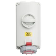 Розетка настенная, с выключателем и блокировкой IP67 16А 3Р+РЕ 380В TDM