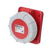 Розетка скрытой установки угловая IP67 125А 3Р+РЕ 380В TDM